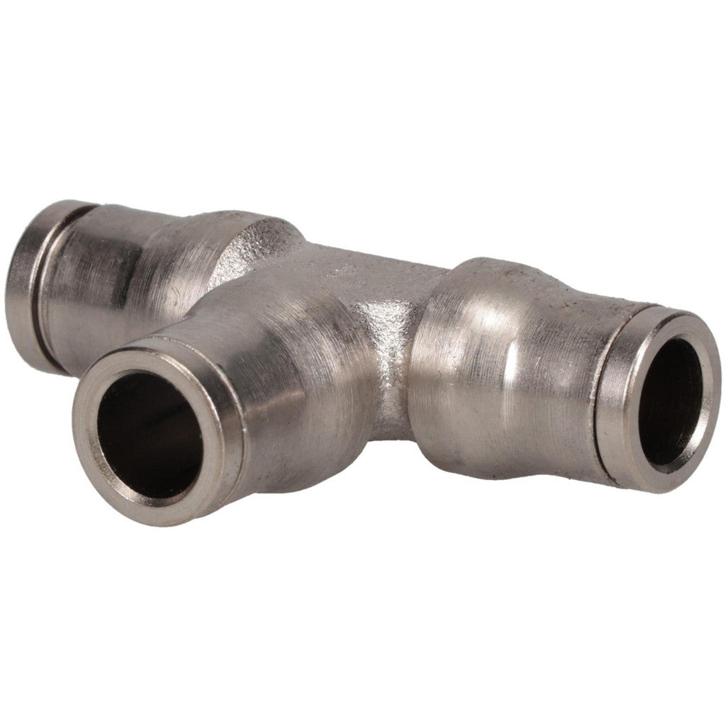 Legris 3604 60 00 Push-to-Connect Tube x Tube Union Tee: 3/8" Tube OD