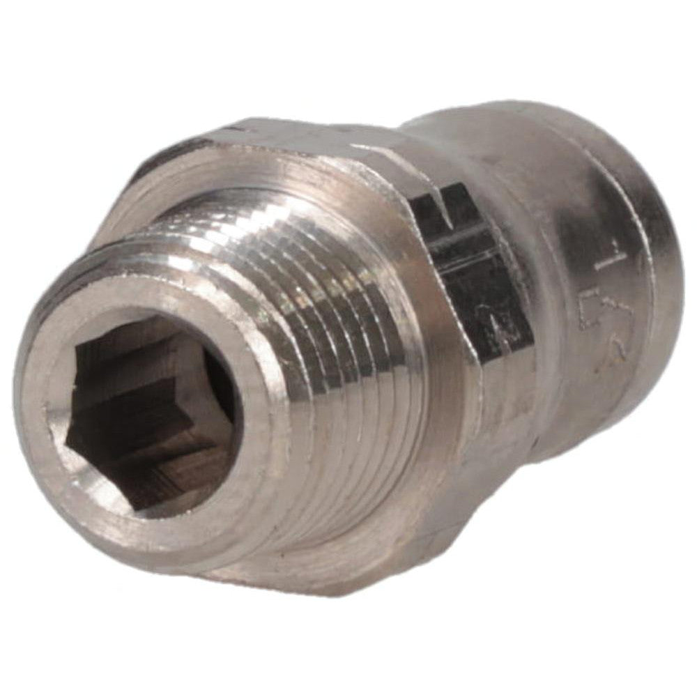 Legris 3675 56 11 Push-to-Connect Tube x MNPT x Tube x Male Connector: NPT, 1/4" Tube OD