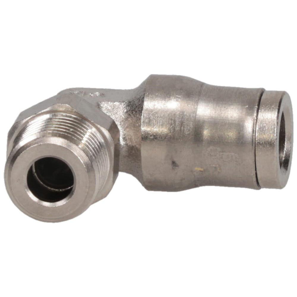 Legris 3609 06 10 Push-to-Connect Tube x Male x Tube x Male BSPT Elbow: BSPT, 6 mm Tube OD