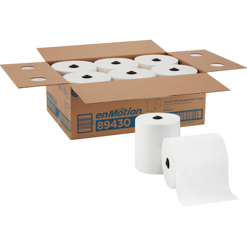 Georgia Pacific 89430 Enmotion 8" Paper Towel Rolls By GP Pro, White