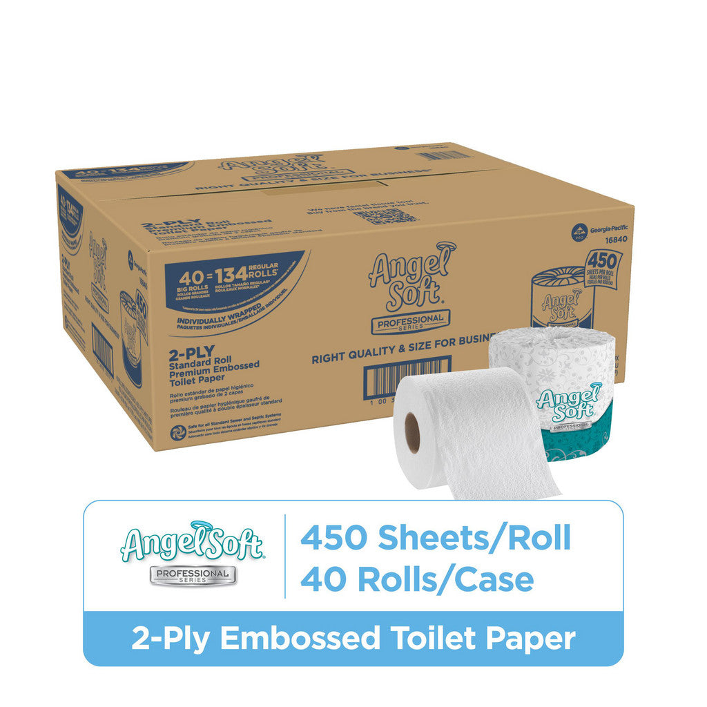 Angel Soft Professional Series Premium 2-Ply Embossed Toilet Paper - 16840