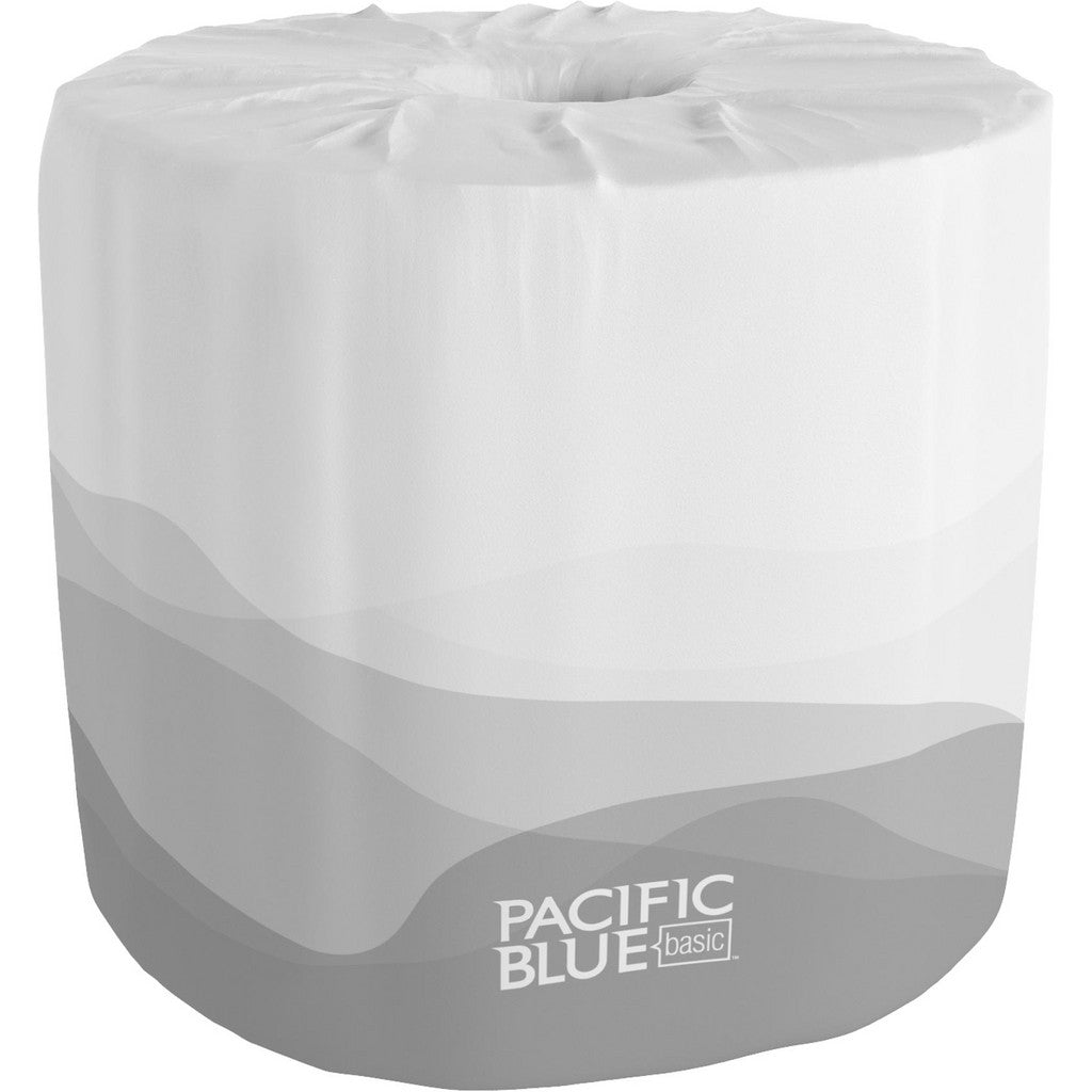 Georgia Pacific 19885 Pacific Blue Basic Standard Roll Embossed 2-Ply Toilet Paper