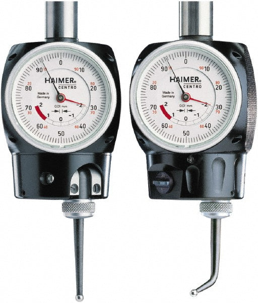 HAIMER 80.300.00.FHN 16mm Straight Shank, 5mm Point Dia, Dial Positioning Indicator
