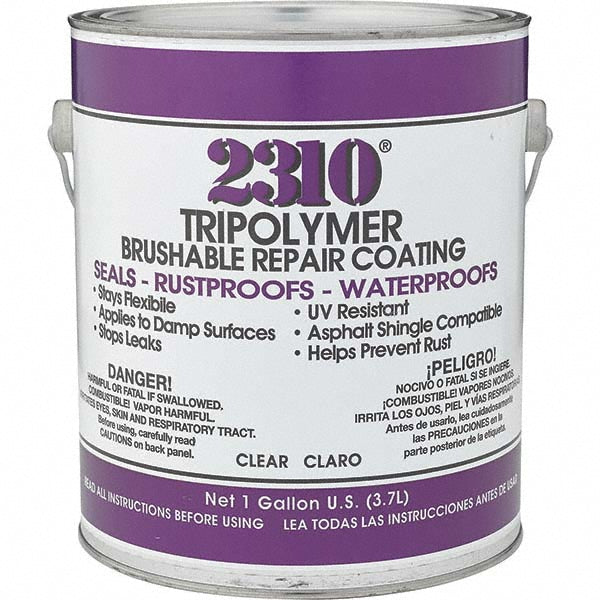 Geocel 2310 Tripolymer Brushable Repair Coating, Clear, 1 Gallon - GC65300