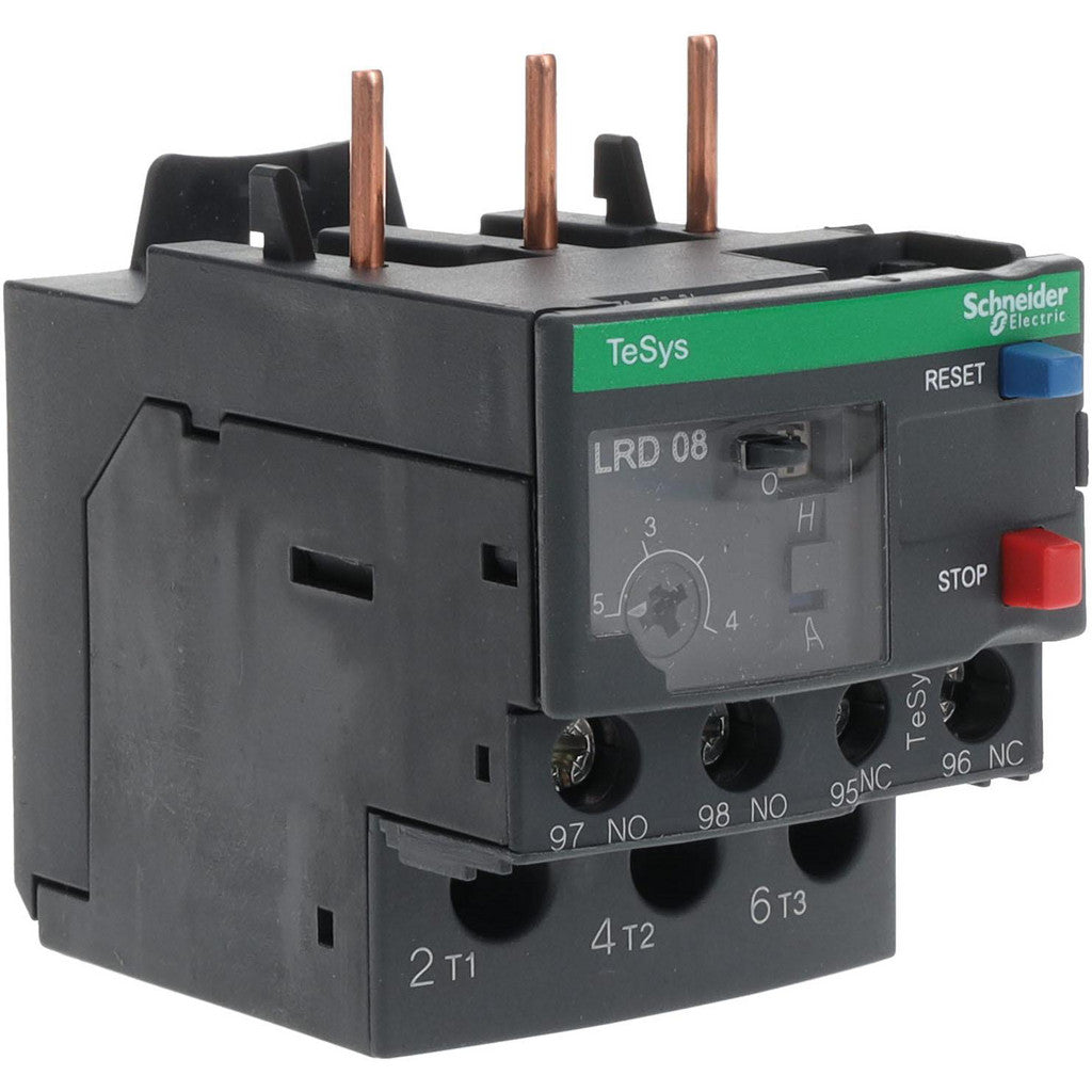 Schneider Electric LRD08 2.5 to 4 Amp, 690 VAC, Thermal IEC Overload Relay