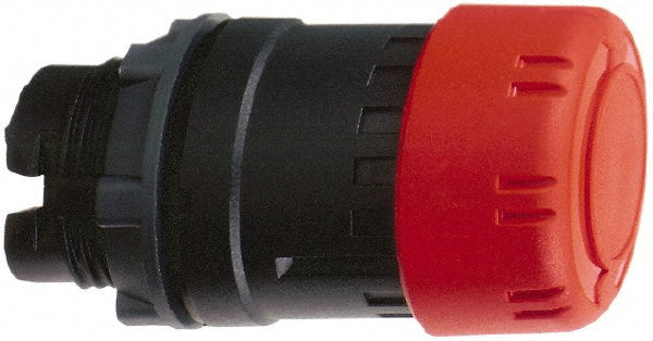 Schneider Electric ZB5AS834 Push-Button Switch: 22 mm Mounting Hole Dia, Maintained (MA) & Momentary (MO)