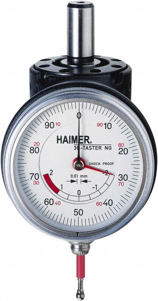 HAIMER 80.360.00NG 12mm Straight Shank, 4mm Point Dia, Dial Positioning Indicator