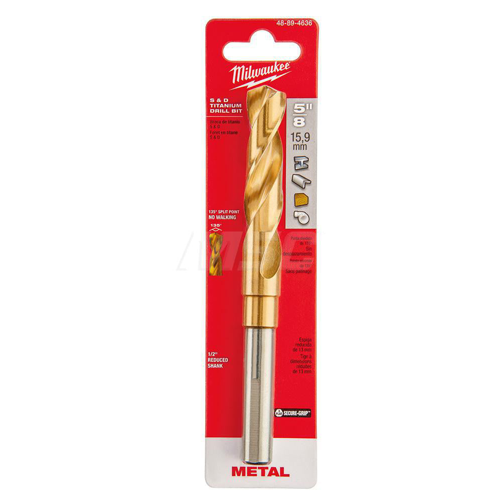 Milwaukee Tool 48-89-4636 5/8" Titanium Silver and Deming Bit
