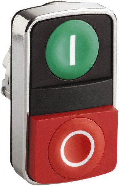 Schneider Electric ZB4BL7341 Push-Button Switch: 22 mm Mounting Hole Dia, Momentary (MO)