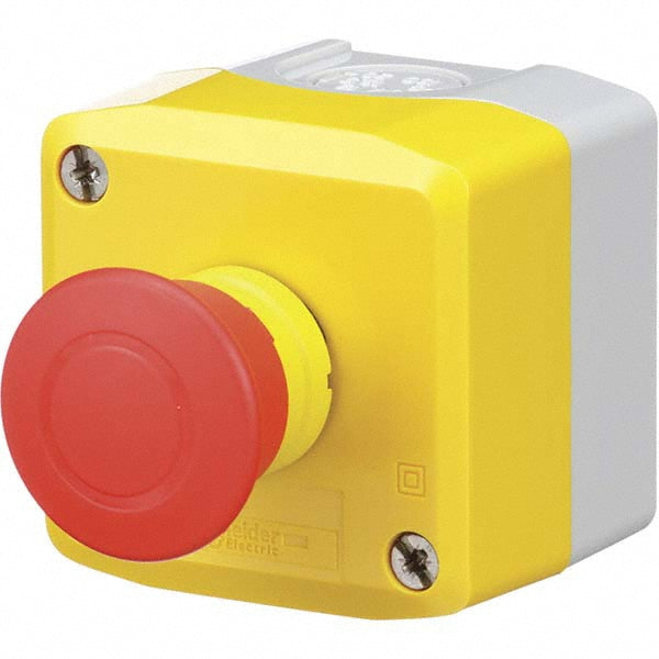 Schneider Electric XALK198H7 Push-Button Control Station: Push & Pull, NC, No Legend