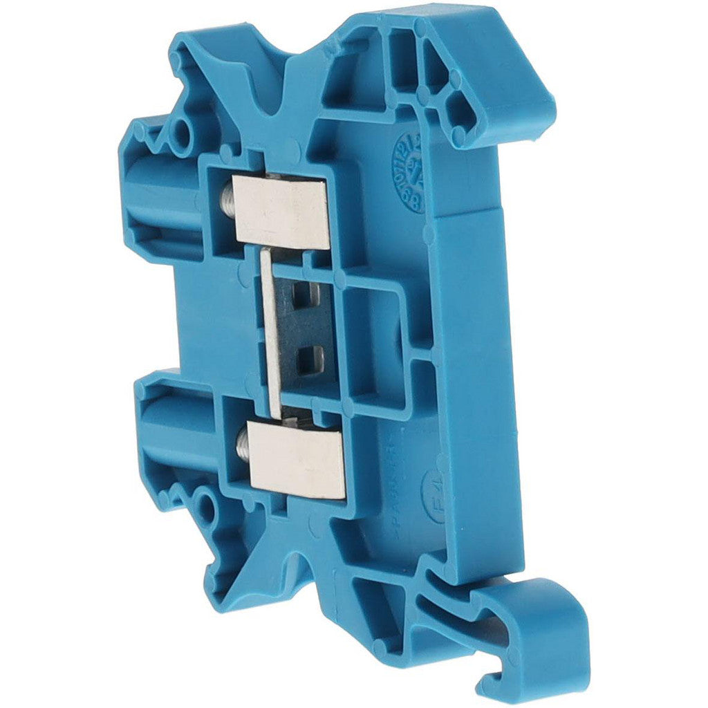 Schneider Electric NSYTRV42BL 1 Pole, 1,000 Volt, 32 Amp, -40 to 266°F, DIN Rail Mount, Polyamide Passthrough Terminal Block