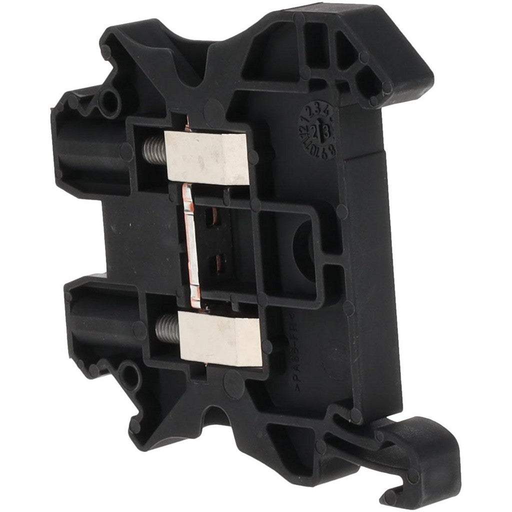 Schneider Electric NSYTRV42BK 1 Pole, 1,000 Volt, 32 Amp, -40 to 266°F, DIN Rail Mount, Polyamide Passthrough Terminal Block