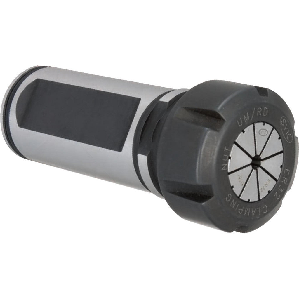 Techniks 4790 Collet Chuck: 1.0240 to 1.0240" Capacity, ER40 Collet, Straight Shank