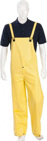 MCR Safety 300BPXL Rain Bib Overalls: Size X-Large, Nylon & Polyvinylchloride