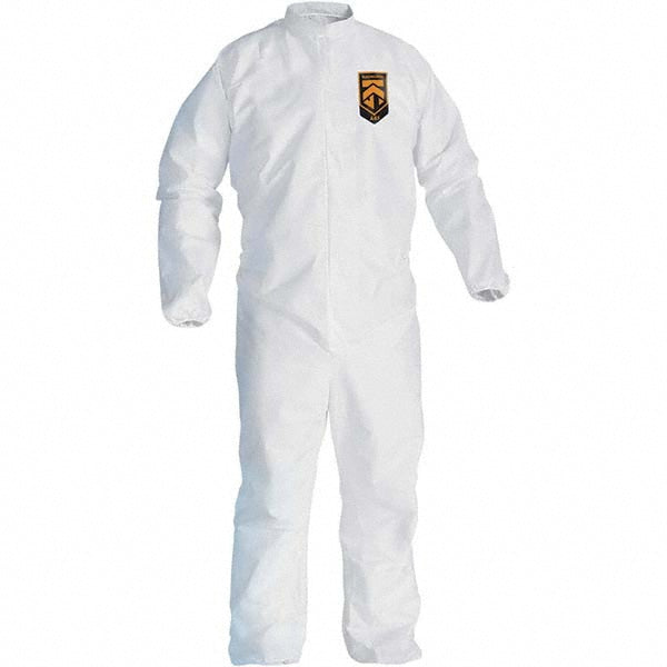 KleenGuard 41495 Disposable Coveralls: Liquid & Particle Protection, Size 2X-Large, Microporous Film A45