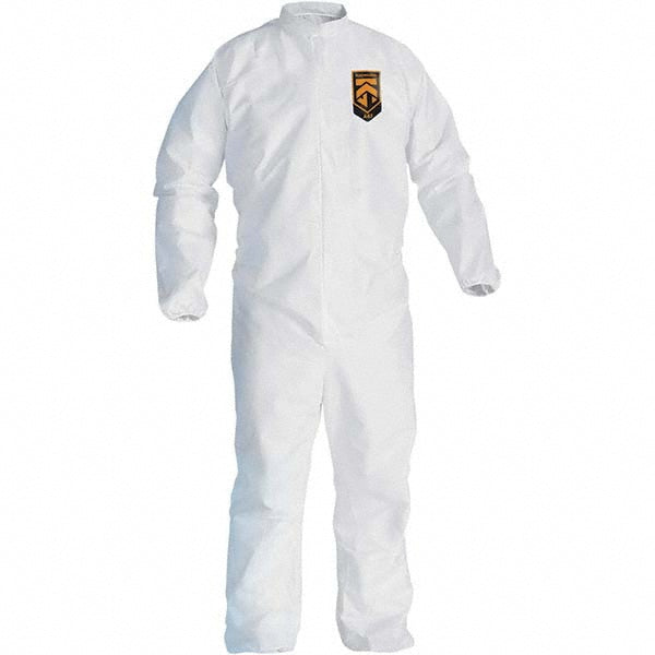 KleenGuard 41496 Disposable Coveralls: Liquid & Particle Protection, Size 3X-Large, Microporous Film A45