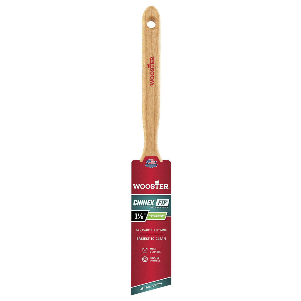 Wooster Brush 4410-1-1/2 Paint Brush: 1-1/2" Wide, Synthetic