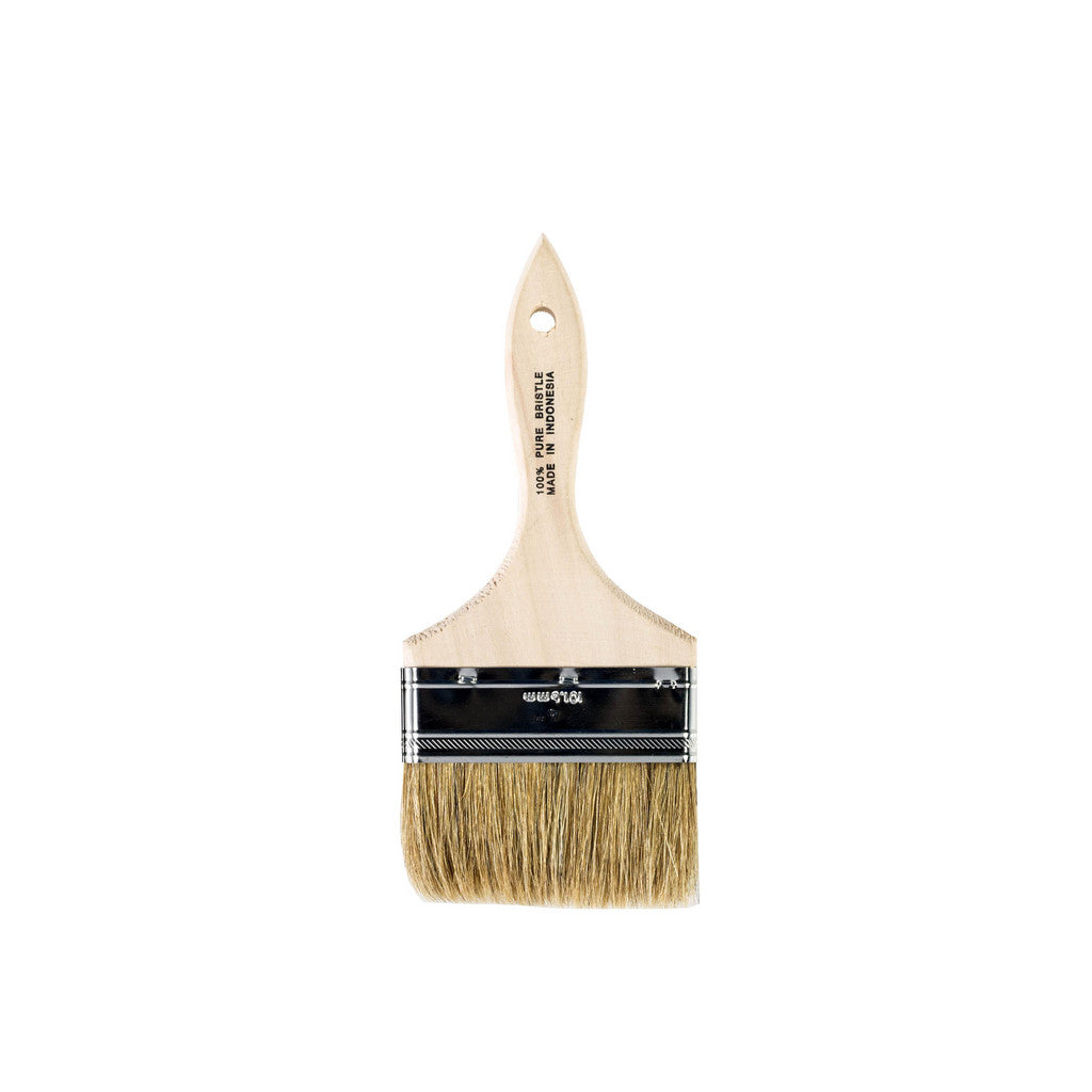 Wooster Brush F5124-4 Paint Brush: 4" Wide, Hog, Natural Bristle (Pack of 12)