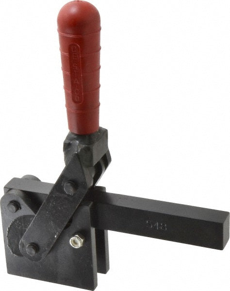 De-Sta-Co 548 Manual Hold-Down Toggle Clamp: Vertical, 2,500 lb Capacity, Solid Bar, Straight Base