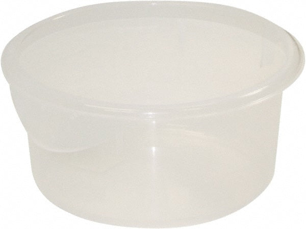 Rubbermaid FG572024CLR Food Storage Container: Polypropylene, Round