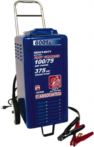 Associated Equipment 6001A Heavy-Duty Fleet Charger: 6 & 12VDC