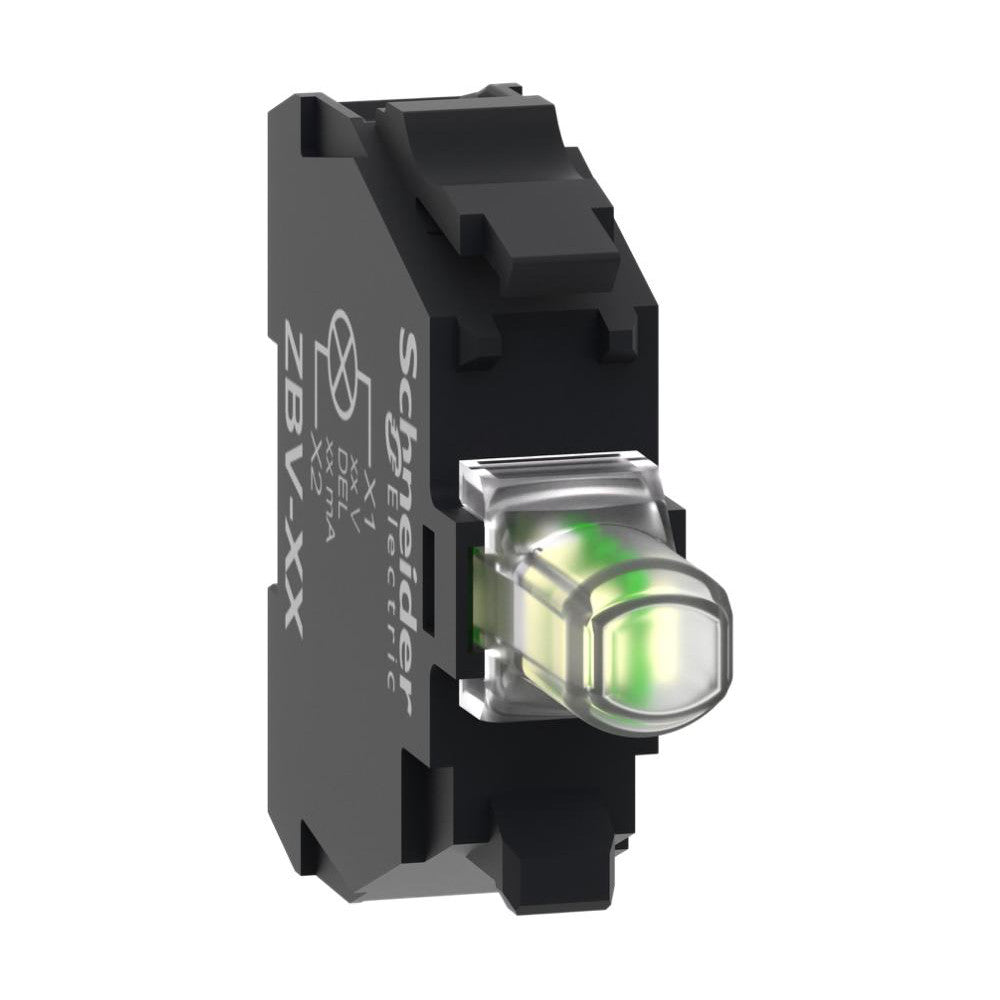 Schneider Electric ZBVB1 24 V White Lens LED Indicating Light