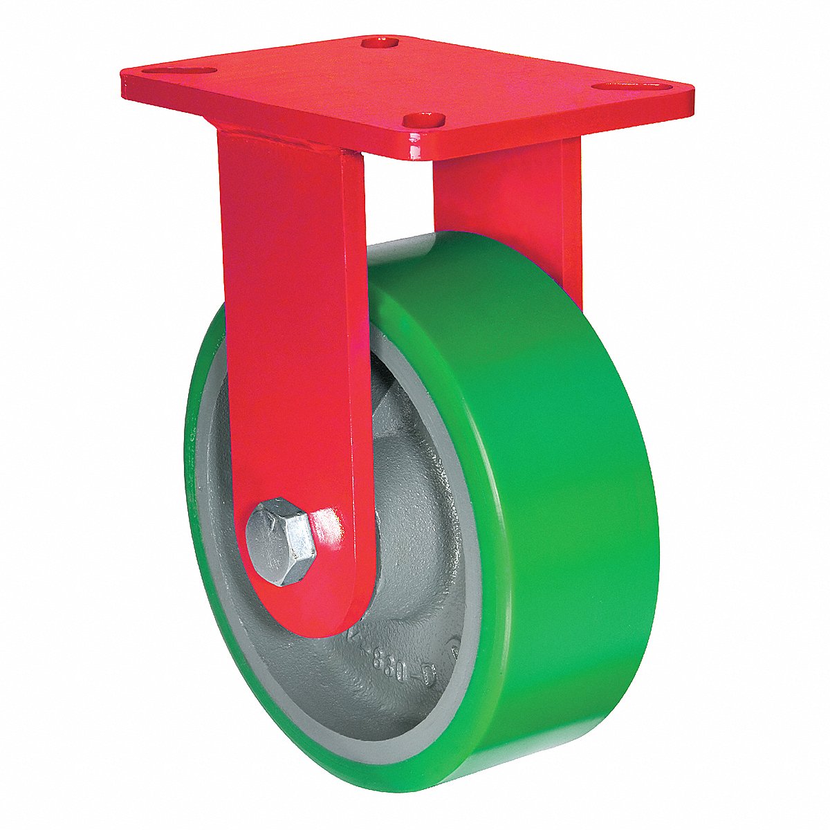 Hamilton Plate Caster Rigid Polyurethane 9 3/4 H (R-HS-8DB)