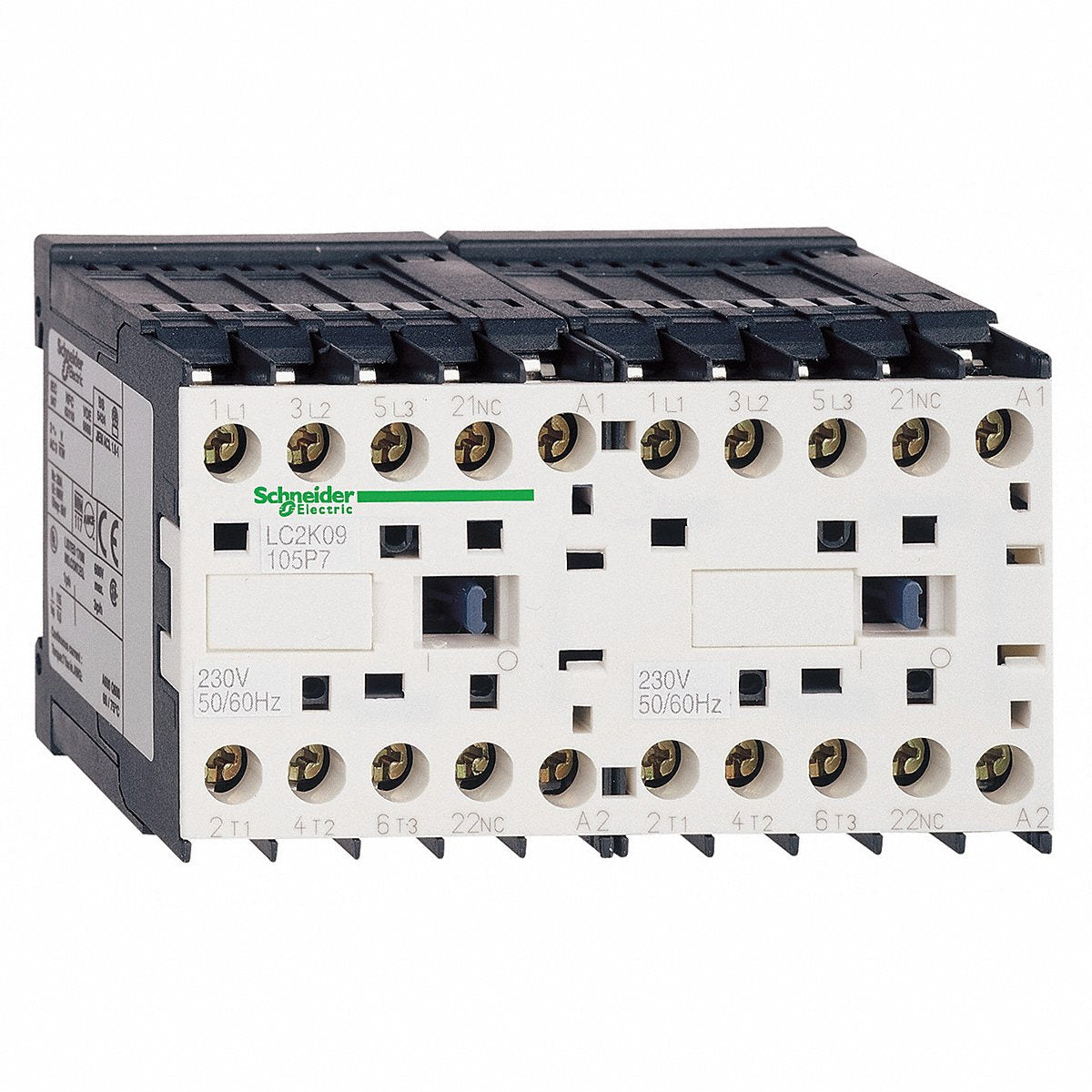 Schneider G 3495 MiniIEC Magnetic Contactor Reversing 110 VAC (LC2K0901F7)
