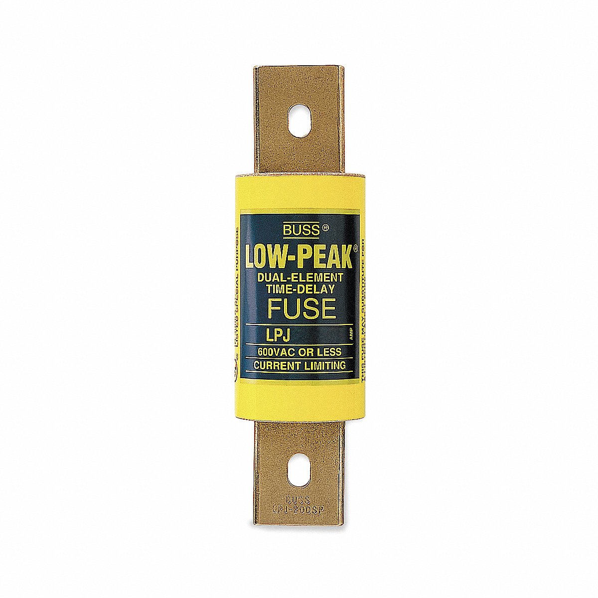 Bussmann Fuse 600 VAC Bolt-On J 90 A 300 VDC Non-Ind (LPJ-90SP)
