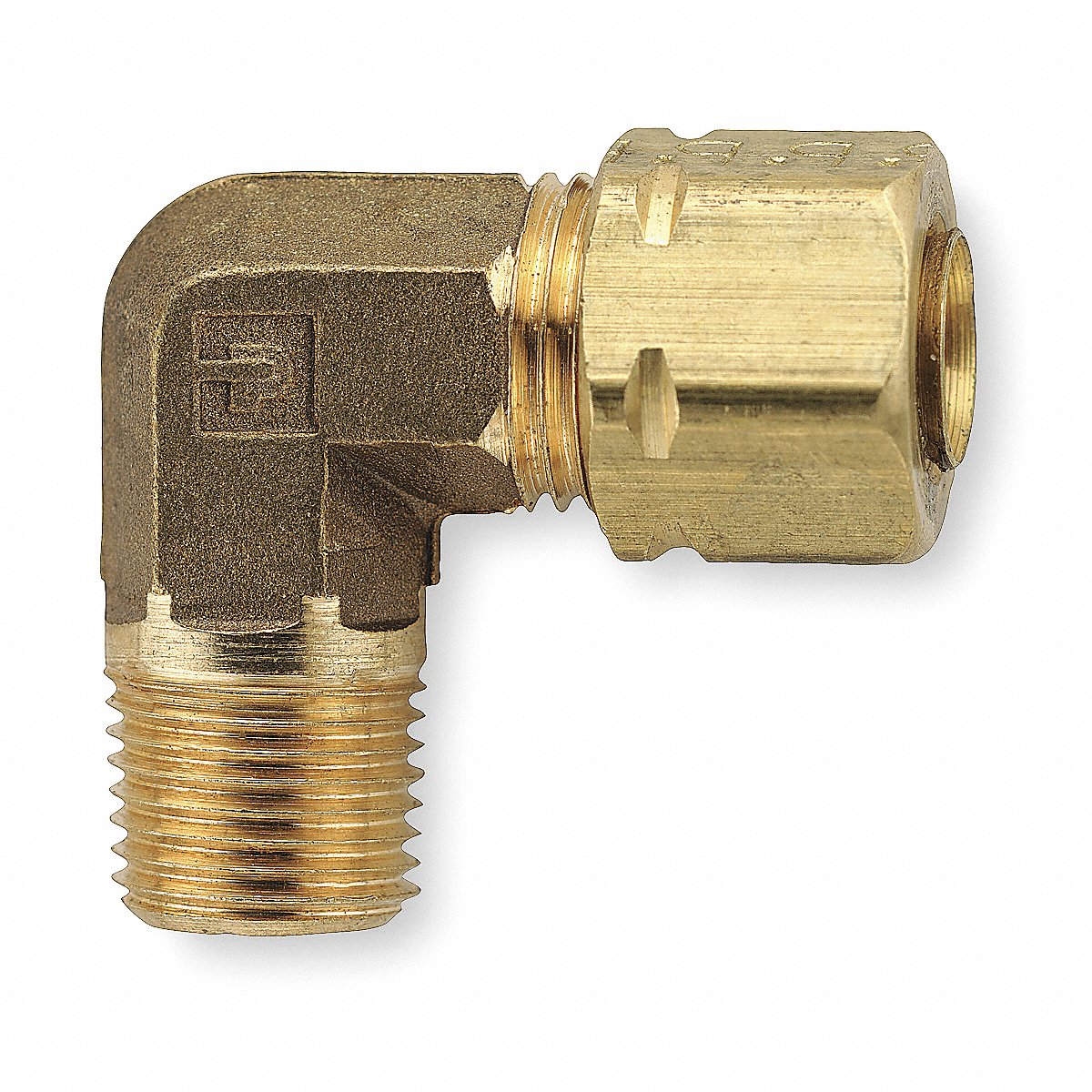 Parker Elbow Brass Comp. 1/2 in MNPT 1/2 in (169CA-8-6)