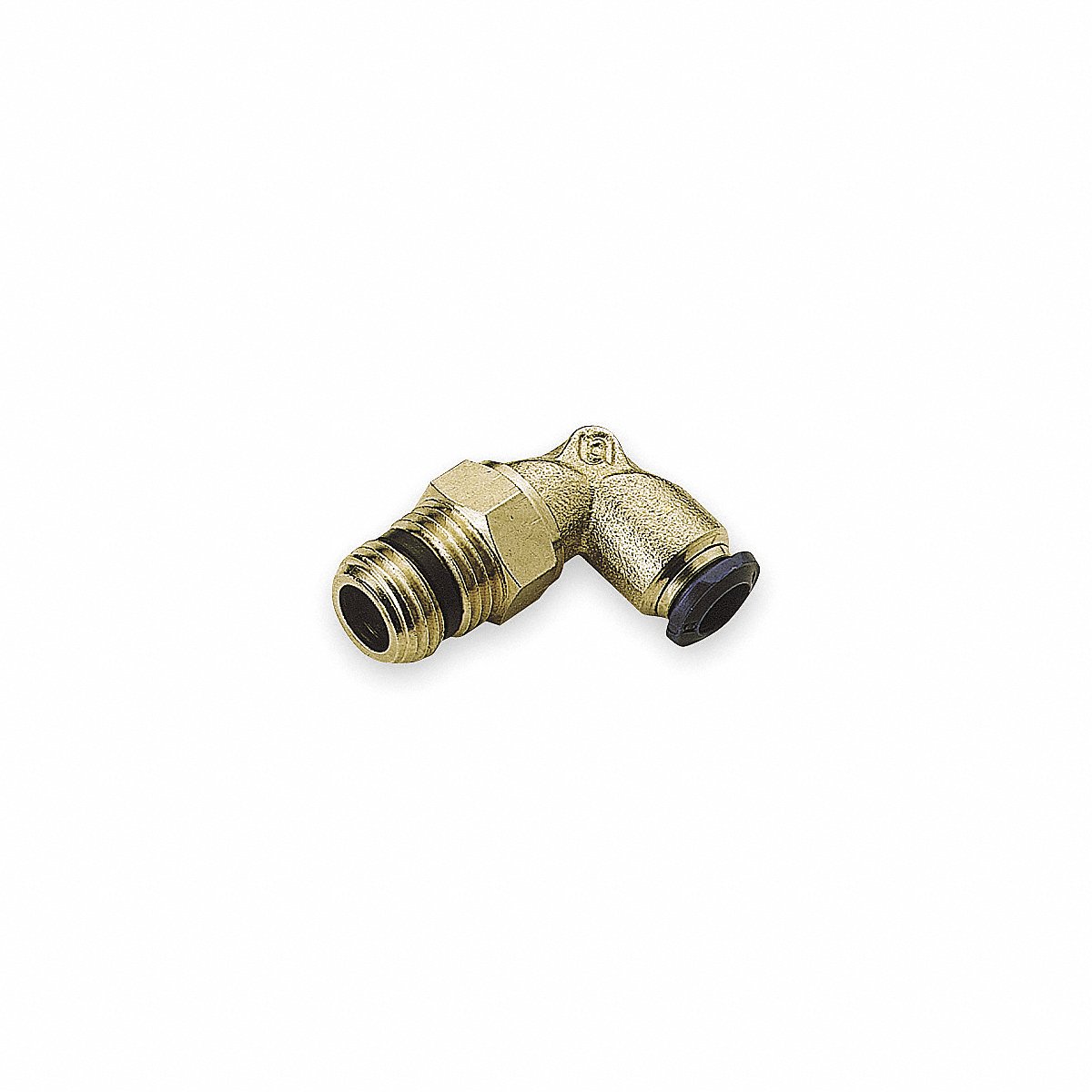 Aignep USA Male Elbow 3/8 In Tube x MNPT Brass PK10 (88110-06-06)