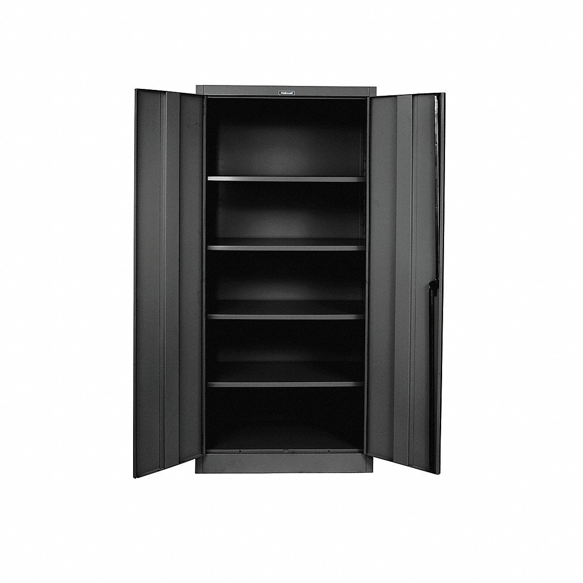 Hallowell Storage Cabinet 78 x 36 x 18 Black 4 Shelves  (815S18ME)
