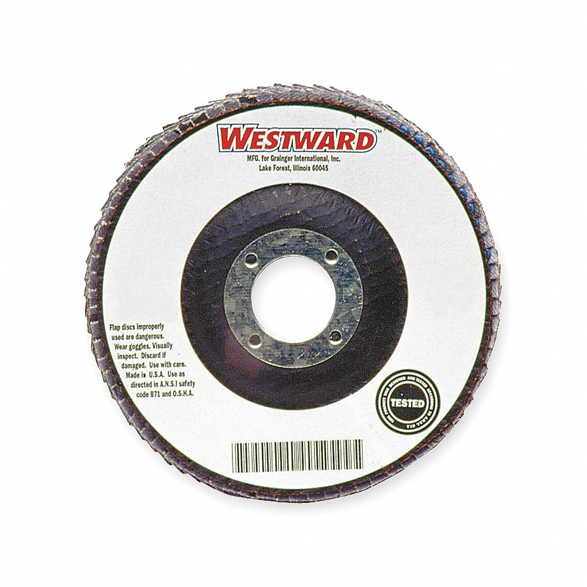 J 7232 Fiber Disc 4 in Dia 5/8 in Arbor 60 Grit (78072775447)