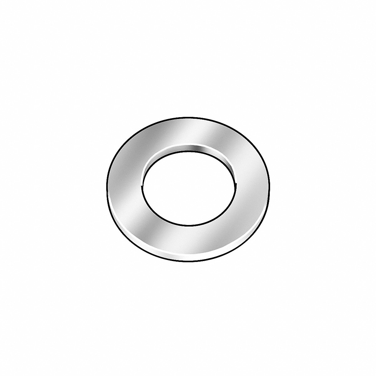 The Master Products Company SAE Washer Zinc Yellow 7/16 in PK25 (HS-0437SAEHZYBAGGR)