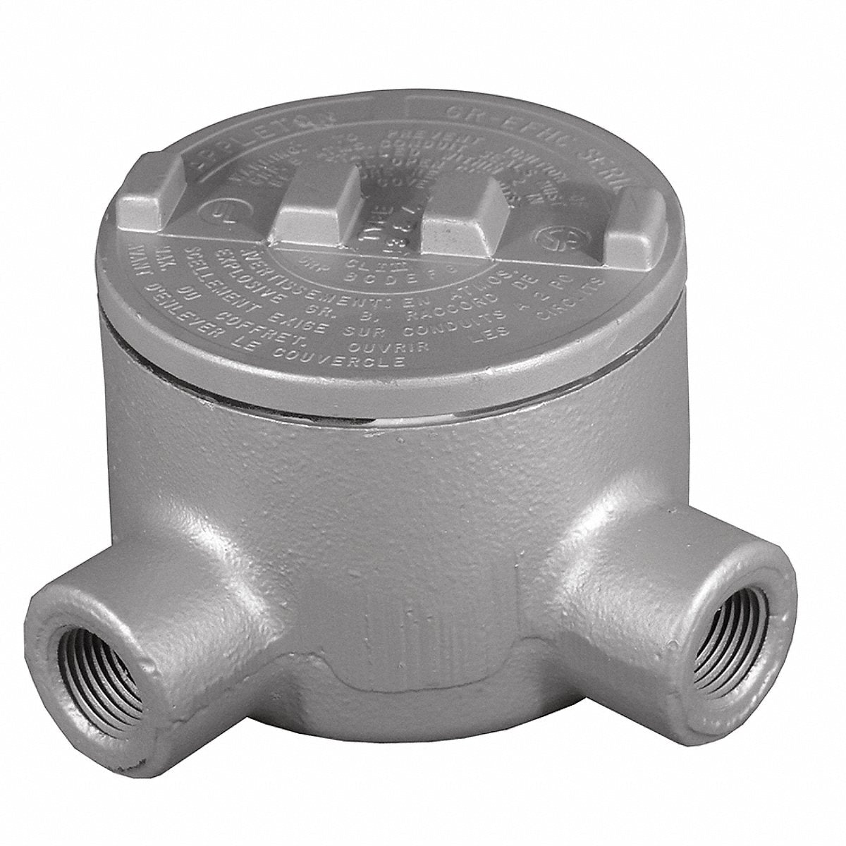 Appleton Electric Conduit Outlet Body, Iron, Trd Sz 3/4In, 4in (GRL75)