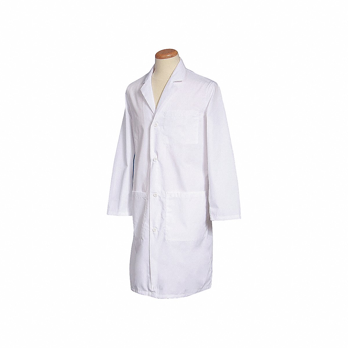 Fashion Seal Lab Coat, Xl, White, 42-1/4 In. L, 4 In (3495 XL)