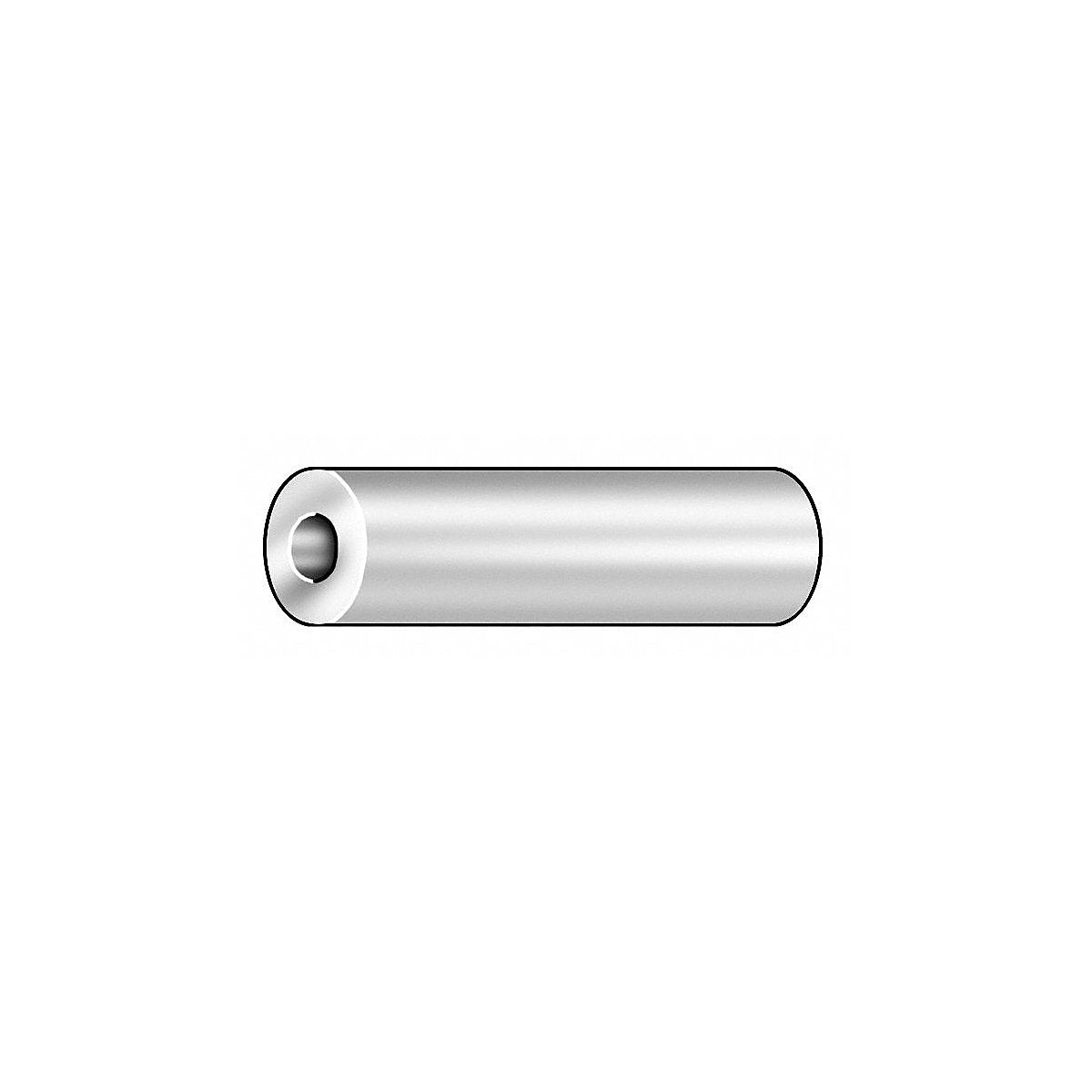 Round Spacer, Steel, 3/8" L, PK5 (MPB515)