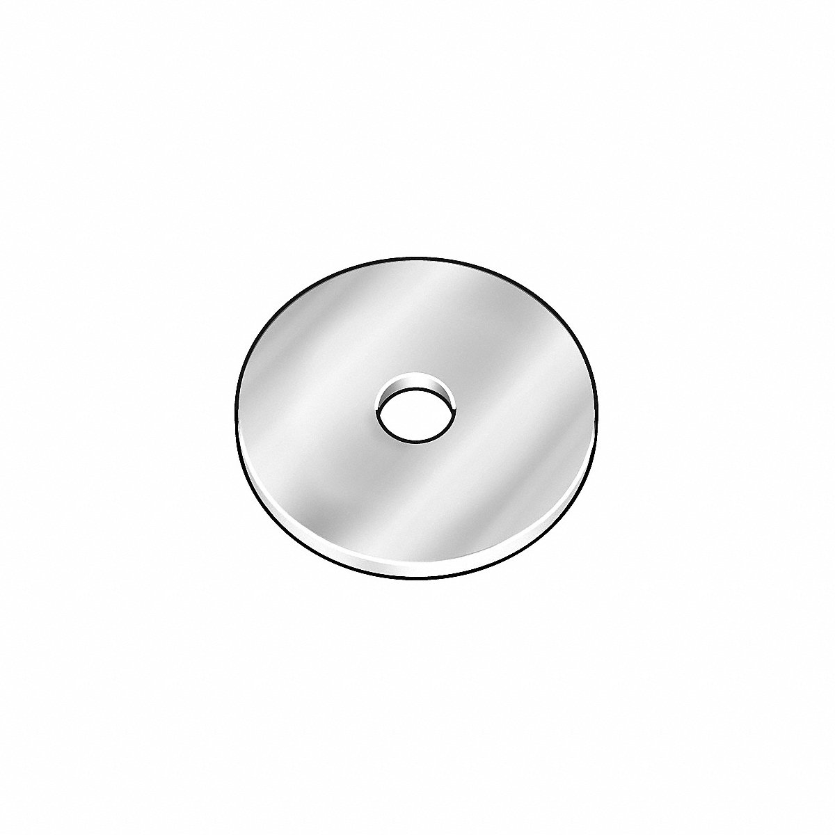 Accurate MFG Products Group LargeO.D.Washer Zinc-Plated 1/2 in PK5 (Z9689)