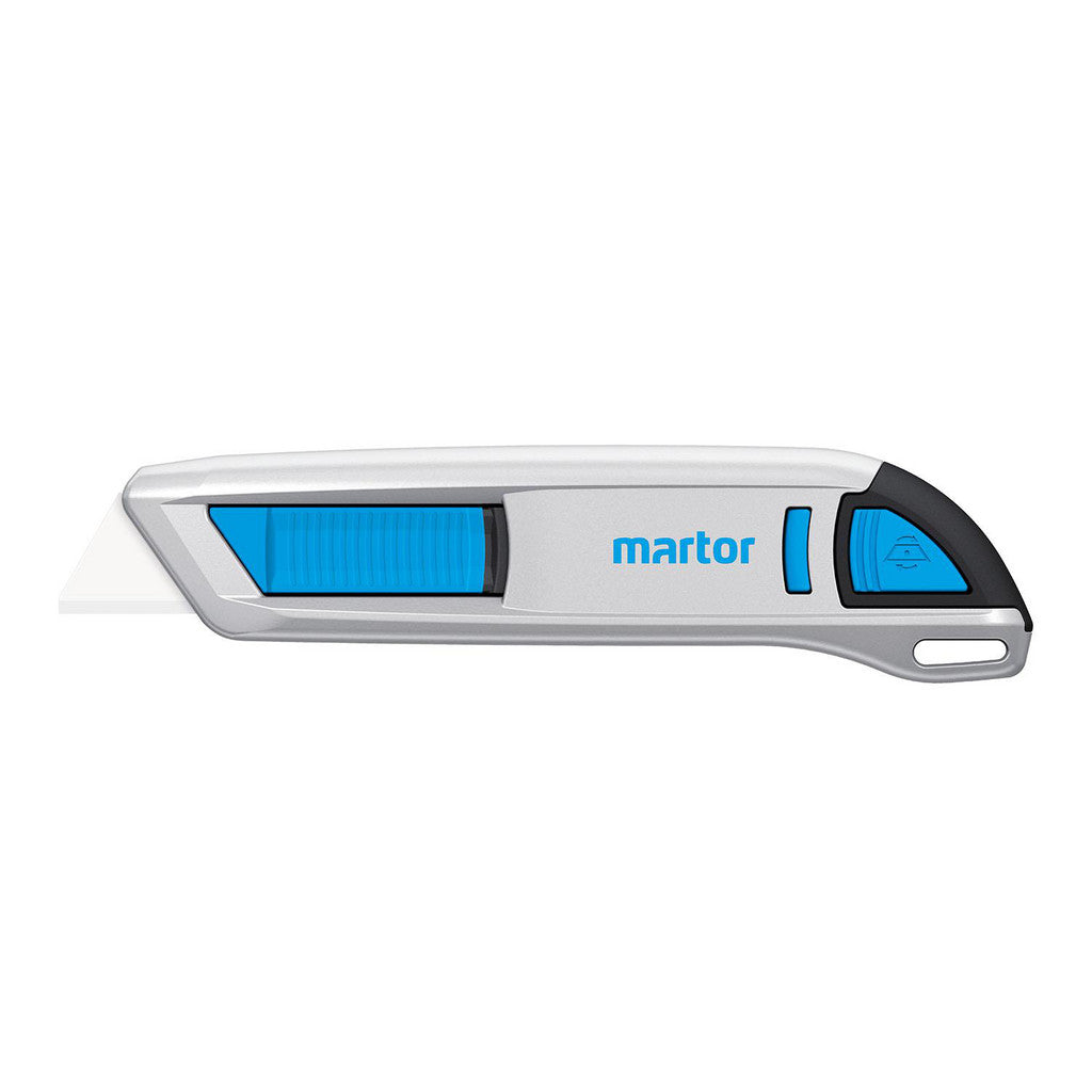 Martor USA 500001.17 Snap-off Utility Knife: 49.90 mm Blade, 49.90 mm Handle, Pointed Tip Blade