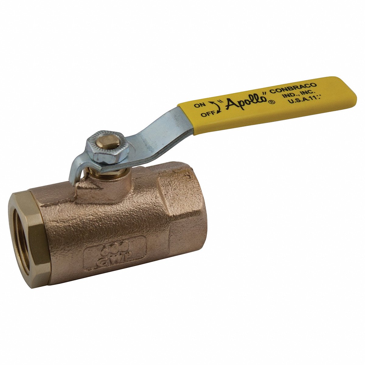 Apollo Manual 2-Way Ball Valve, Npt, Bronze (7010401)