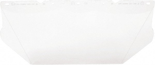 MSA 10115840 Face Shield Windows & Screens: Replacement Window, Clear, 8" High, 0.06" Thick