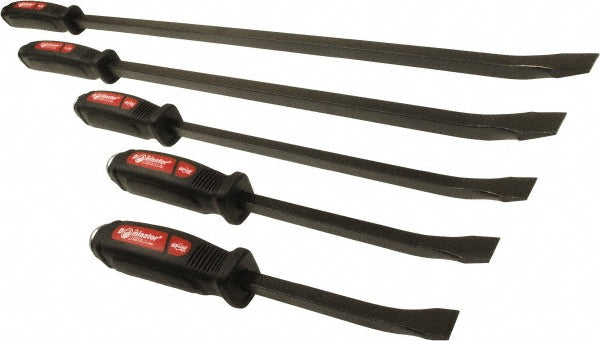 Mayhew 61366 5 Pc Dominator Curved Screwdriver Pry Bar Set: 8", 12", 17", 25" & 31"