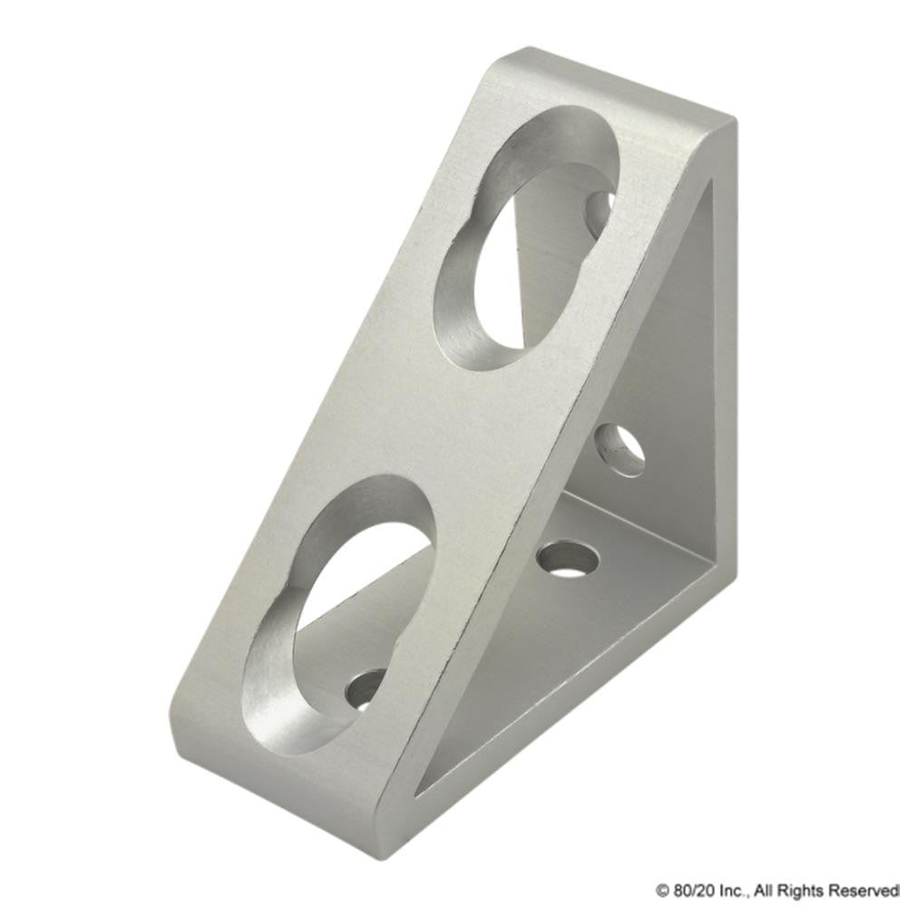 80/20 Inc. 40-4336 Inside Corner Gusset: Use with Series 40 & Bolt Kit 75-3422