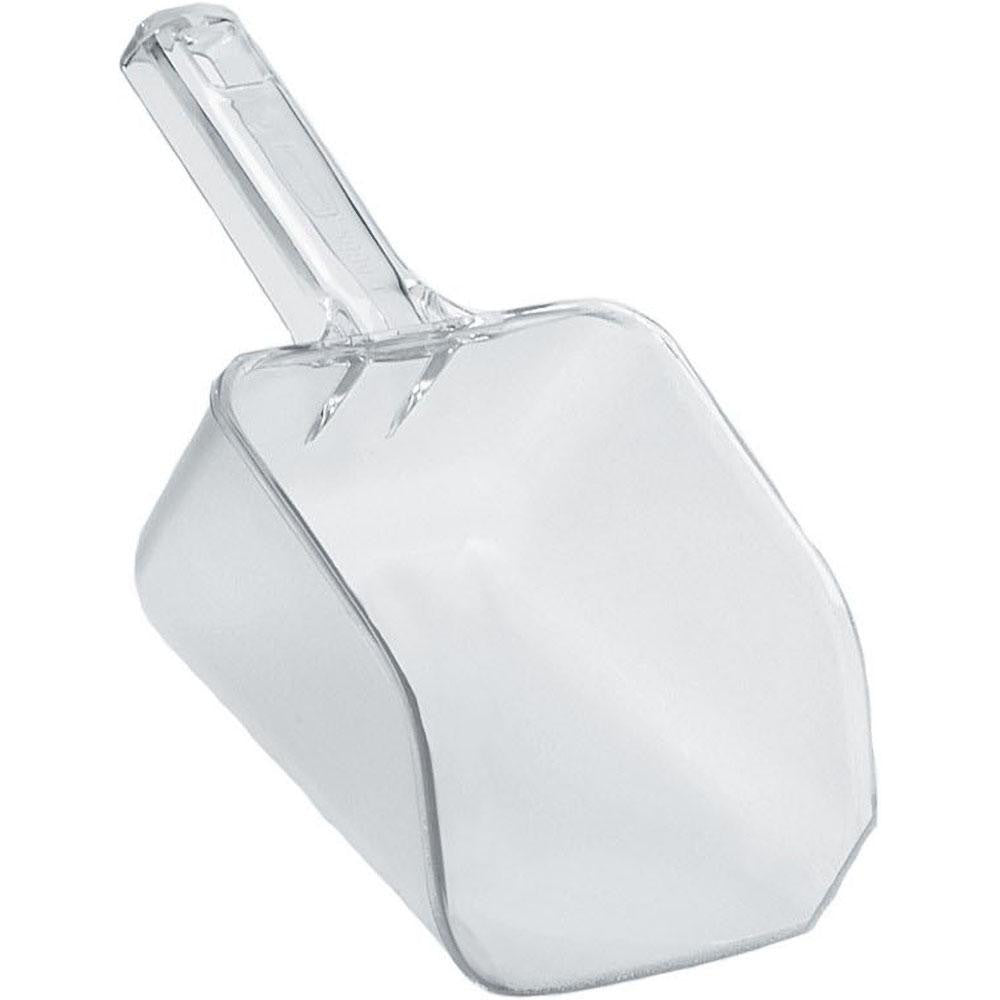 Rubbermaid FG288400CLR 32 oz Clear Polycarbonate Flat Bottom Scoop (Pack of 12)