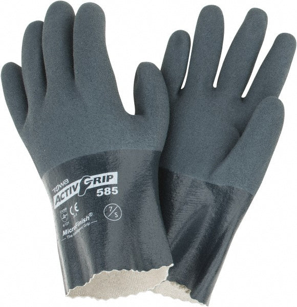 PIP 56-AG585/S Work Gloves: ActivGrip 56-AG585, Size Small, Nitrile-Coated Nitrile, General Purpose