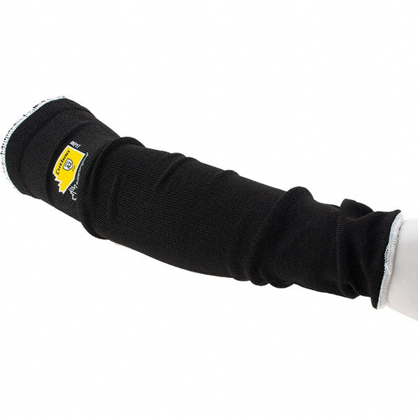 Superior Glove Works KP1T18-XL Cut-Resistant Sleeve: Size X-Large, Black, ANSI Cut A2
