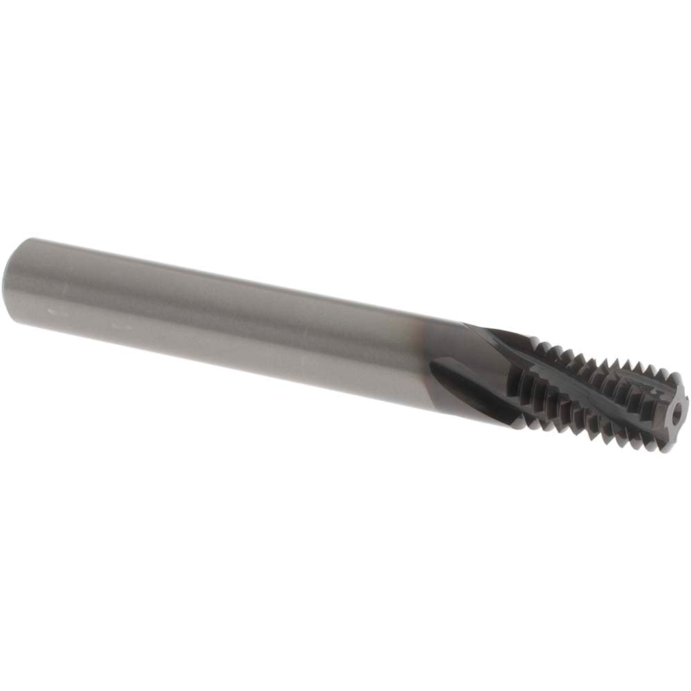 OSG 4200000311 Helical Flute Thread Mill: 1/4-18, Internal, 4 Flute, 3/8" Shank Dia, Solid Carbide