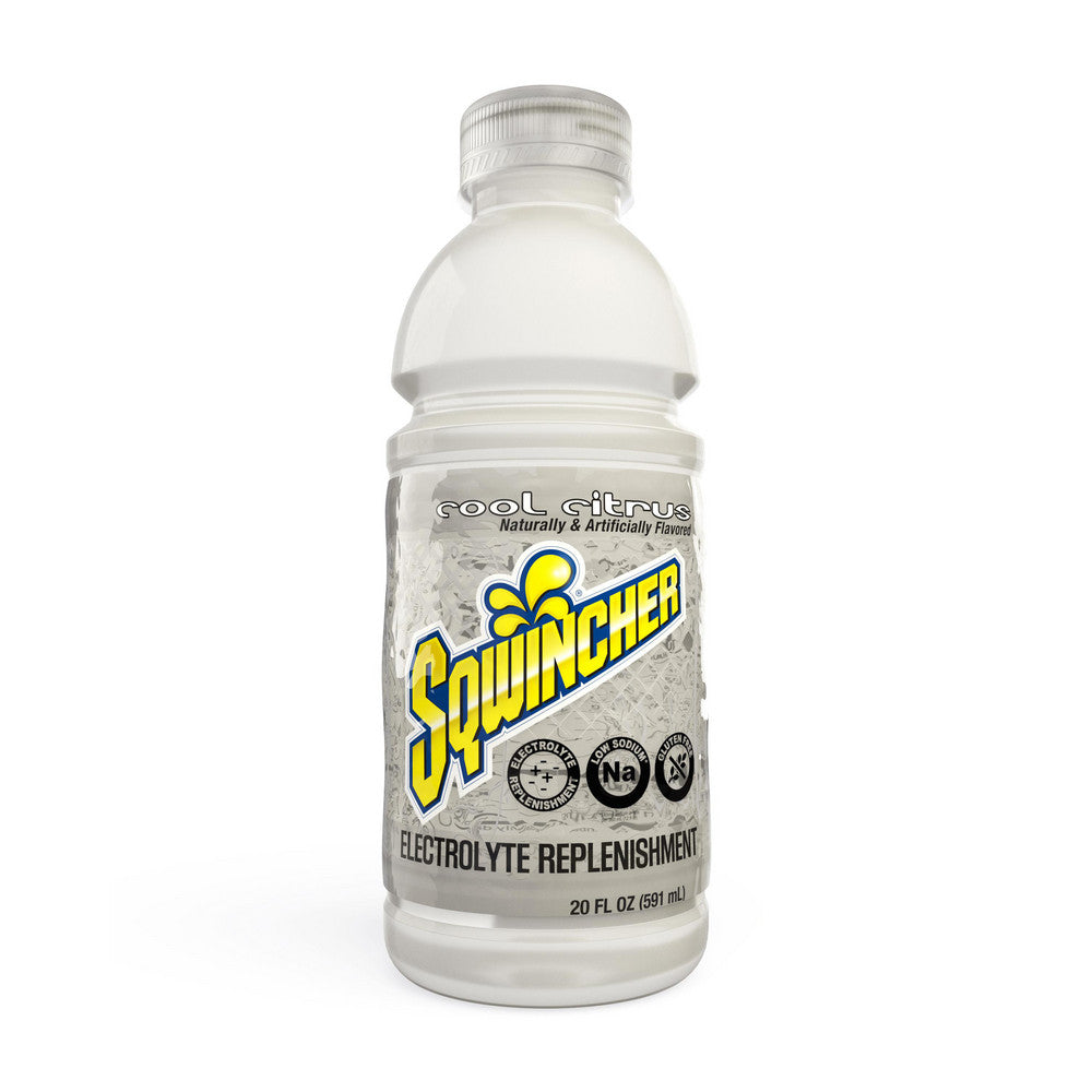 Sqwincher Sports Drink: 20 oz Bottle, Cool Citrus, Ready-to-Drink, Yields 20.00 oz - 159030531