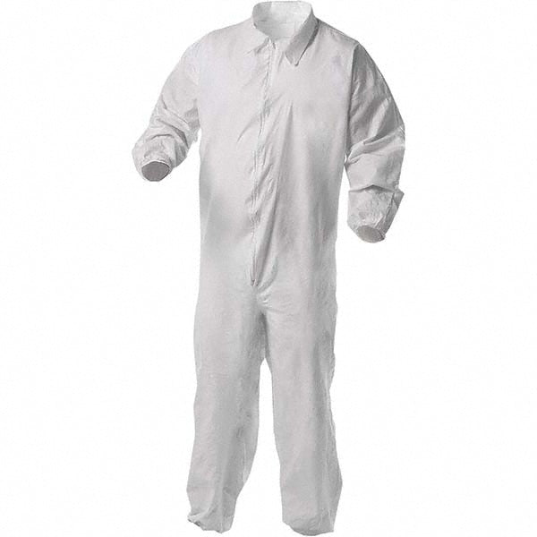 KleenGuard 38930 Disposable Coveralls: Liquid & Particle Protection, Size 2X-Large, Microporous Film A35