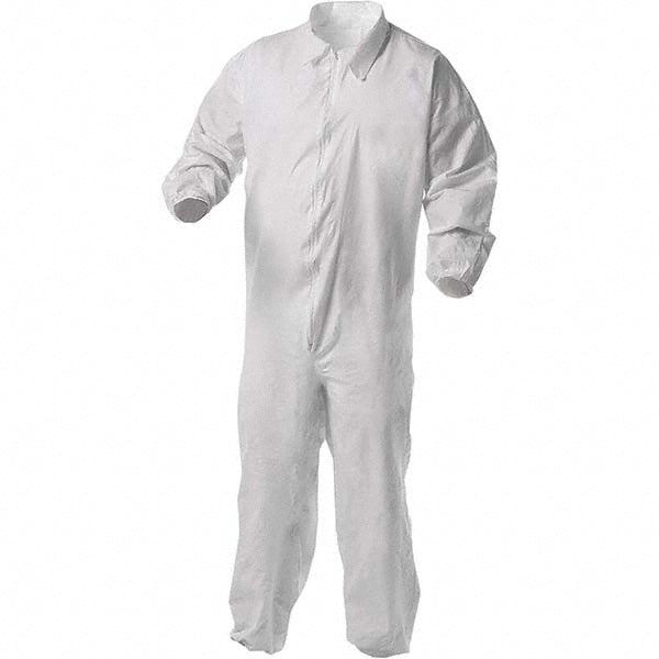 KleenGuard 38925 Disposable Coveralls: Liquid & Particle Protection, Size Small, Microporous Film A35